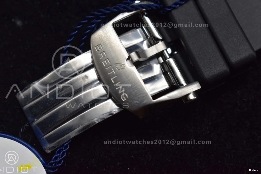 Chrono BLS Version A7750 L-Green Blk LE 43mm B01 1:1 Navitimer SS Best 0327